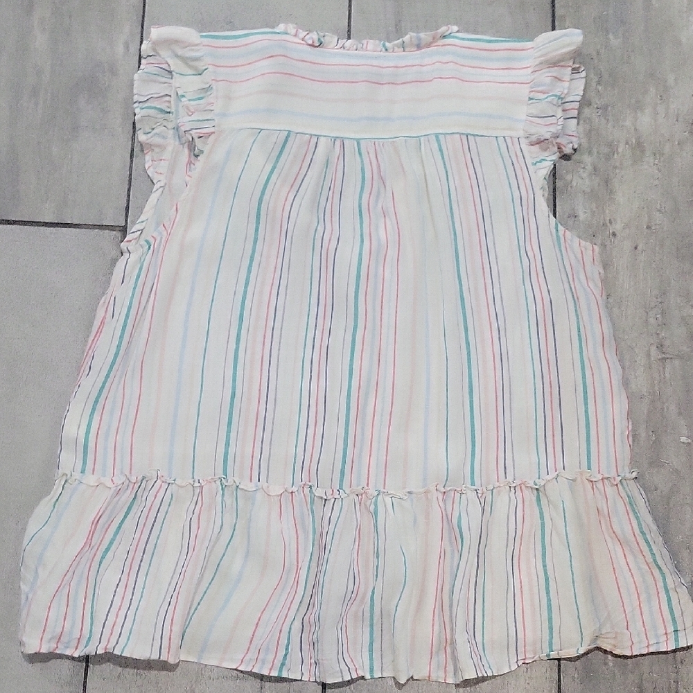Jessica Simpson Multicolor Striped Blouse - Picture 5 of 5